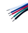 5m 1,2mm² RGBW kabel - 5-ledet (16AWG), 12V-24V til LED strip