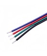 10m RGB Kabel - 4x0,35mm², 12V-24V, til LED strip