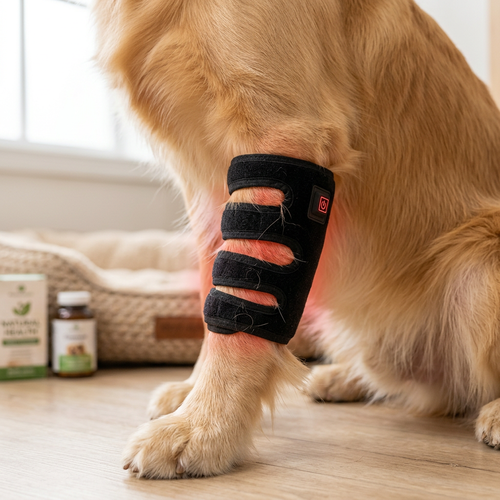 Lysterapi wrap til hund eller kat - Infrarød, Batteri