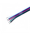 5m RGBW Kabel - 5x0,35mm², 12V-24V, til LED strip