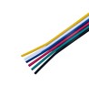 5m 1,2mm² RGBCCT kabel - 6-ledet (16AWG), 12V-24V til LED strip