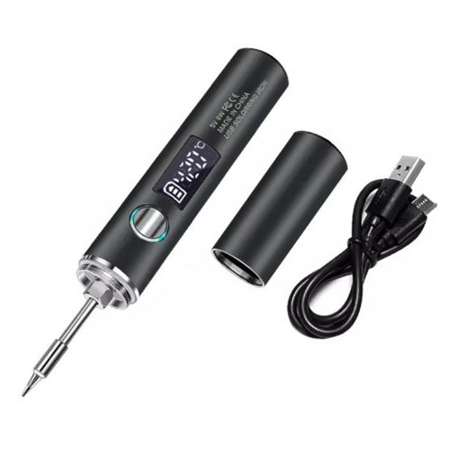 Loddekolbe justerbar temperatur - USB, transportabel