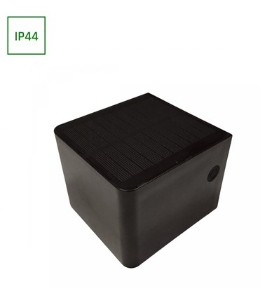 LUMINA BLOCK 2,5W solcelle væglampe - 1400mAh, 10x8,3x10,7cm, IP44, udendørs
