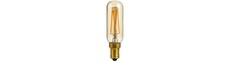 E14 4W dæmpbar LED rørpære - 8,5cm, 2200K, Gold, filament