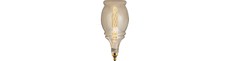 E27 6W XXL Flex Bell filamentpære - 250lm, dæmpbar, 2000K, guld glas
