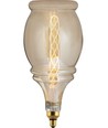 E27 6W XXL Flex Bell filamentpære - 250lm, dæmpbar, 2000K, guld glas