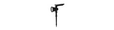 1,54W Solcelle havespot med spyd - 5,5V, IP54, 3000K, 2200mAh batteri