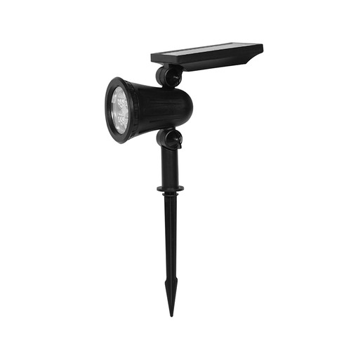 1,54W Solcelle havespot med spyd - 5,5V, IP54, 3000K, 2200mAh batteri