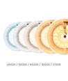 30W LED loftslampe med sensor - 5CCT, hvid kant, indbygget bevægelsessensor