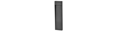Sort havelampe - 11W, 80 cm, IP65 udendørs, inkl. lyskilde