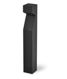 Sort Z havelampe - 10W, 80 cm, IP65 udendørs, inkl. lyskilde
