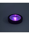Opladelig RGB LED coaster - Sort, IP54 udendørs