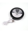 Opladelig RGB LED coaster - Sort, IP54 udendørs