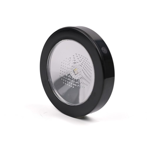 Opladelig RGB LED coaster - Sort, IP54 udendørs