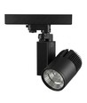 Outlet: 35W LED skinnespot - 3-faset, sort, Til kød (Pink+3000K)