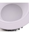 13W Ø11,4cm indbygningsspot RGB+CCT RA93 - 24V DC, Hul: Ø9,5 cm, Mål: Ø11,4 cm, Hvid kant