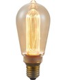 E27 3,5W dæmpbar LED pære - ST64, Vintage Rustika, 1800K, guld glas, 100lm