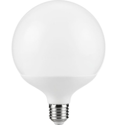 E27 18W dæmpbar LED globepære - G120, 2100lm, opal glas, 2700K