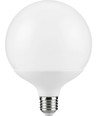 E27 18W dæmpbar LED globepære - G120, 2100lm, opal glas, 2700K