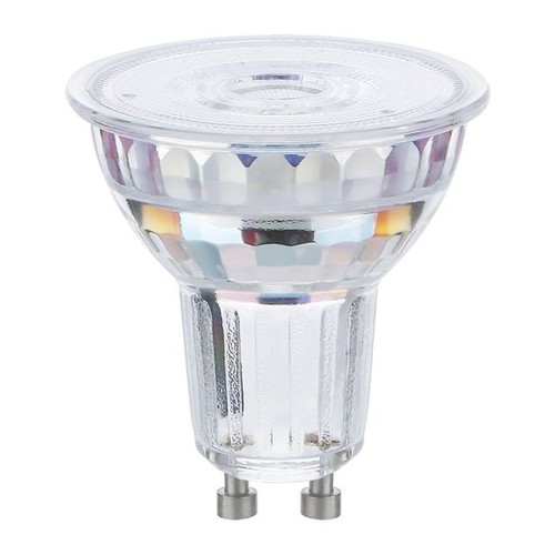GU10 6W dæmpbar LED pære - 600lm, 2700K, 36 grader, glas