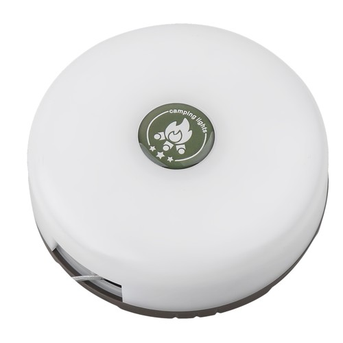 Opladelig camping LED lanterne med 10m lyskæde - Hvid, IP64 udendørs