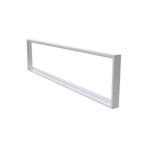 Outlet: Ramme til 120x30 LED panel - Samlesæt, hvid kant