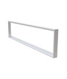 Outlet: Ramme til 120x30 LED panel - Samlesæt, hvid kant