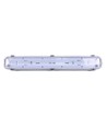 60cm Industri armatur - Til 2x 60cm T8 LED rør, IP65 vandtæt, Gennemfortrådet