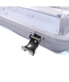 60cm Industri armatur - Til 2x 60cm T8 LED rør, IP65 vandtæt, Gennemfortrådet