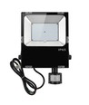 Outlet: 50W projektør med sensor - IP65, Sort, Arbejdslampe, PIR sensor