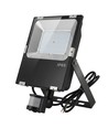 Outlet: 50W projektør med sensor - IP65, Sort, Arbejdslampe, PIR sensor