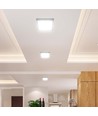 6W kvadratisk LED påbygningspanel - CCT, Backlit, Cree chip, 6 års garanti