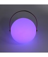 Opladelig RGB LED bordlampe - Hvid, inkl. fjernbetjening, IP54 udendørs