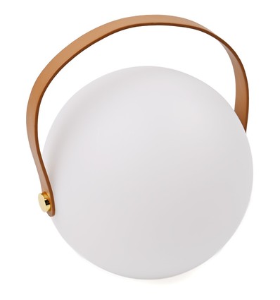 Opladelig RGB LED bordlampe - Hvid, inkl. fjernbetjening, IP54 udendørs