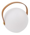Opladelig RGB LED bordlampe - Hvid, inkl. fjernbetjening, IP54 udendørs