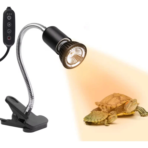 Reptil LED lampe UVB - 5W, klipsholder