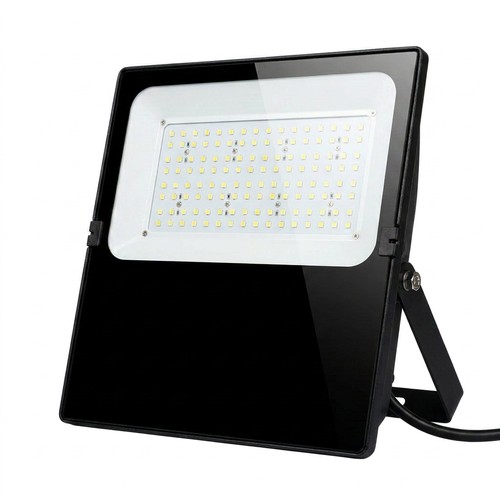 Outlet: 100W LED projektør - IP66, sort, 4000K