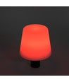 Opladelig RGB LED flaskelampe - Hvid, inkl. fjernbetjening, IP54 udendørs