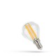 E14 4W LED pære - G45, kultråd