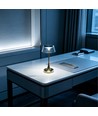 Opladelig LED bordlampe - Guld, touch dæmpbar, CCT, IP54