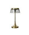 Opladelig LED bordlampe - Guld, touch dæmpbar, CCT, IP54