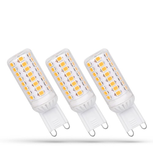 3-pak 4W LED pære - 230V, G9, dæmpbar