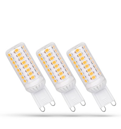 3-pak 4W LED pære - 230V, G9, dæmpbar