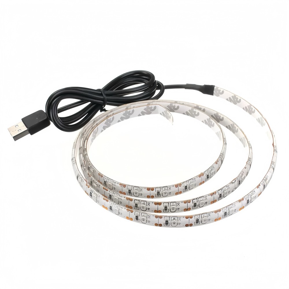 80cm USB LED strip til TV og PC - 60 LED pr. meter - Kulør : Kold billede