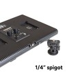 200W LED-lyspanel til foto og video - Inkl. Barndoors, Justerbar CCT og 8 effekter