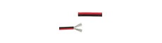 20m Kabel rød/sort - 2x0,35mm², 12V-24V, til LED strip
