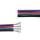 10m RGB Kabel - 4x0,35mm², 12V-24V, til LED strip