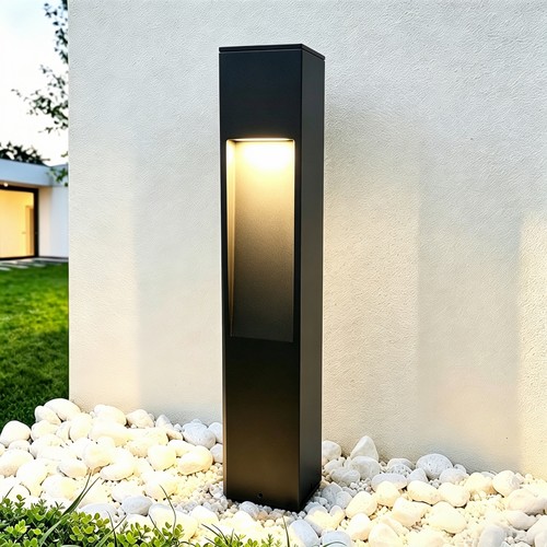 Sort havelampe - 13W, 100 cm, IP65 udendørs, inkl. lyskilde