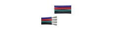 10m 1,2mm² RGB kabel - 4-ledet (16AWG), 12V-24V til LED strip