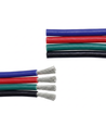 100m 1,2mm² RGB kabel - 4-ledet (16AWG), 12V-24V til LED strip
